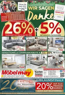 Möbel May Katalog in Landsberg am Lech | Wir Sgen Danke | 2025-12-22T00:00:00.000Z - 2025-12-31T00:00:00.000Z