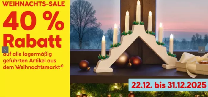 Hellweg Katalog | 40% Rabatt | 2025-12-23T00:00:00.000Z - 2025-12-31T00:00:00.000Z