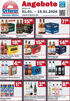 Orterer Getränkemarkt Katalog in Flensburg | Getranke Markte~ | 2026-01-12T00:00:00.000Z - 2026-01-15T00:00:00.000Z