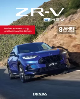 Honda Katalog in Schwarzheide | Honda ZR-V PREISE, AUSSTATTUNG, TECHNISCHE DATEN | 2026-01-19T00:00:00.000Z - 2026-02-02T00:00:00.000Z