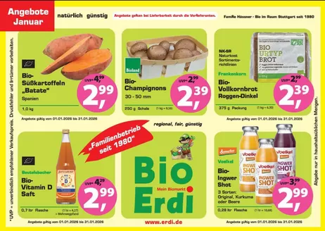 Erdi Biomarkt Katalog in Bad Marienberg (Westerwald) | Angebote Januar | 2026-01-20T00:00:00.000Z - 2026-01-31T00:00:00.000Z