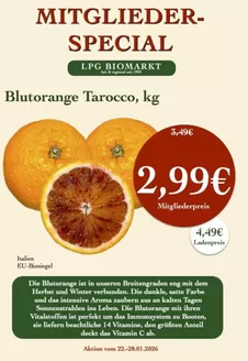 LPG Biomarkt Katalog in Bad Marienberg (Westerwald) | Mitgliederspecial | 2026-01-22T00:00:00.000Z - 2026-01-28T00:00:00.000Z