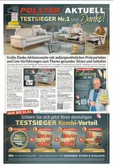 Polstermöbel Fischer Katalog | Aktuelle Danke! | 2026-01-27T00:00:00.000Z - 2026-01-31T00:00:00.000Z