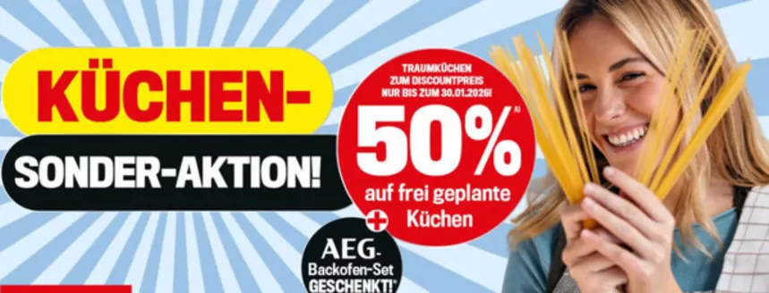 Möbelpiraten Katalog in Bad Endbach | 50% Auf Frei Geplante Kuchen | 2026-01-28T00:00:00.000Z - 2026-02-01T00:00:00.000Z
