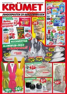 Krümet Sonderposten Katalog in Rohrdorf (Rosenheim) | SONDERPOSTEN ZU KNALLERPREISEN` | 2026-01-29T00:00:00.000Z - 2026-01-31T00:00:00.000Z