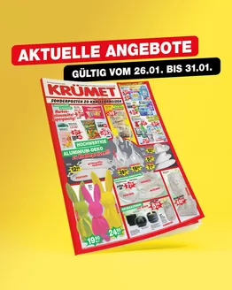 Krümet Sonderposten Katalog in Rohrdorf (Rosenheim) | Aktuelle Angebote` | 2026-01-29T00:00:00.000Z - 2026-01-31T00:00:00.000Z