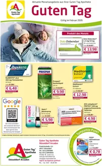 Guten Tag Apotheke Katalog in Filderstadt | Guten Tag | 2026-01-30T00:00:00.000Z - 2026-02-28T00:00:00.000Z