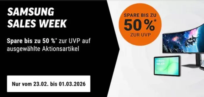 Notebooksbilliger Katalog in Soltau | Samsung Sale Week | 2026-02-23T00:00:00.000Z - 2026-03-01T00:00:00.000Z