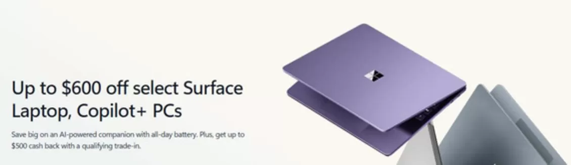 Microsoft Katalog in Soltau | Up To $600 Off Selectet Off Seleted Surface Laptop , Cpilot + PCs | 2026-02-25T00:00:00.000Z - 2026-03-16T00:00:00.000Z