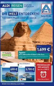 Aldi Nord Reisen Katalog in Troisdorf | Aldi Nord Reisen flugblatt | 2026-03-01T00:00:00.000Z - 2026-03-31T00:00:00.000Z