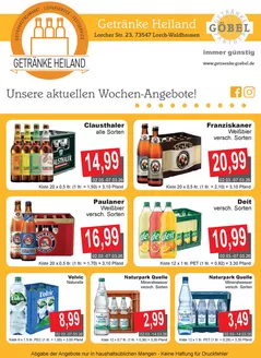 Getränke Göbel Katalog in Göppingen | Aktuelle Sonderaktionen | 2026-03-02T00:00:00.000Z - 2026-03-14T00:00:00.000Z