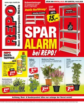 Repo Markt Katalog in Mönchengladbach | Jetzt sparen mit unseren Deals | 2026-03-09T00:00:00.000Z - 2026-03-14T00:00:00.000Z