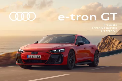 Audi Katalog | Preisliste etron gt etron gt quattro s etron gt | 2026-03-13T00:00:00.000Z - 2027-03-13T00:00:00.000Z