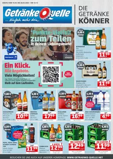 Getränke Quelle Katalog in Bad Lauchstädt | Neue Angebote zum Entdecken | 2026-03-15T00:00:00.000Z - 2026-03-28T00:00:00.000Z