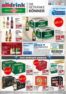 Profi Getränke Katalog in Hainburg | Attraktive Sonderangebote für alle | 2026-03-15T00:00:00.000Z - 2026-03-28T00:00:00.000Z