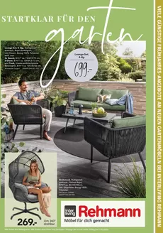 Möbel Rehmann Katalog in Lauingen (Donau) | Startklar Fur Den Garten  | 2026-03-17T00:00:00.000Z - 2026-03-21T00:00:00.000Z