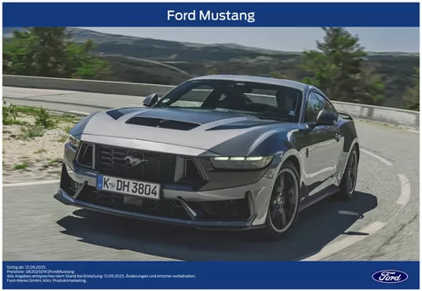 Ford Katalog in Delbrück | Preisliste des neuen Ford Mustang. | 2026-03-25T00:00:00.000Z - 2026-04-08T00:00:00.000Z