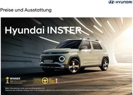Hyundai Katalog in Lüneburg | Hyundai inster preislistepdf | 2026-04-14T00:00:00.000Z - 2027-04-14T00:00:00.000Z