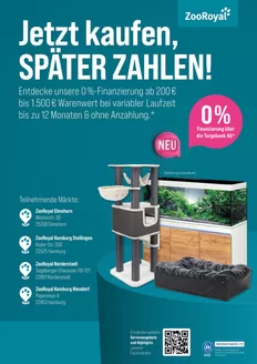 ZooRoyal Katalog in Münster-Sarmsheim | ZooRoyal Targo Finanzierung | 2026-03-25T00:00:00.000Z - 2026-04-08T00:00:00.000Z