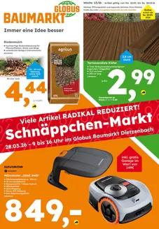 Globus Baumarkt Katalog in Mühldorf | Jetzt sparen mit unseren Deals | 2026-03-22T00:00:00.000Z - 2026-03-28T00:00:00.000Z