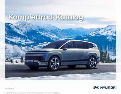 Hyundai Katalog in Würzburg | Komplettrad-Katalog | 2026-03-27T00:00:00.000Z - 2026-12-31T00:00:00.000Z