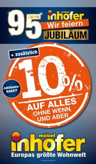 Möbel Inhofer Katalog | Wir feiern | 2026-03-30T00:00:00.000Z - 2026-04-11T00:00:00.000Z