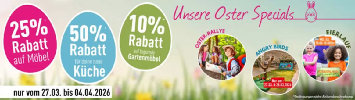 Möbel Wallach Katalog in Kamen | Unsere Oster Special | 2026-03-31T00:00:00.000Z - 2026-04-04T00:00:00.000Z
