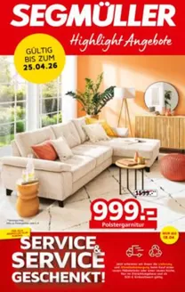 Segmüller Katalog in Freiburg im Breisgau | Große Auswahl an Angeboten | 2026-04-01T00:00:00.000Z - 2026-04-25T00:00:00.000Z