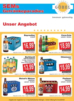 Getränke Göbel Katalog in Worms | Neue Angebote zum Entdecken | 2026-03-30T00:00:00.000Z - 2026-05-02T00:00:00.000Z