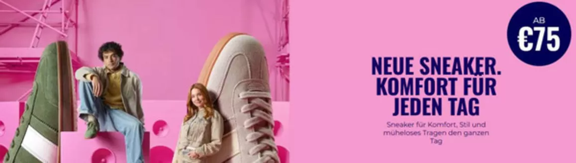 Clarks Katalog in Stadtprozelten | Neue Sneaker Komfort Fur Jeden Tag | 2026-04-08T00:00:00.000Z - 2026-04-27T00:00:00.000Z