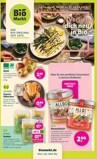 BioMarkt Katalog in Bad Zwischenahn | DAS BIO-ORIGINAL SEIT 1974 | 2026-04-09T00:00:00.000Z - 2026-04-21T00:00:00.000Z