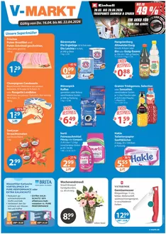 V Markt Katalog in Vrees | Tolles Angebot für Schnäppchenjäger | 2026-04-16T00:00:00.000Z - 2026-04-22T00:00:00.000Z