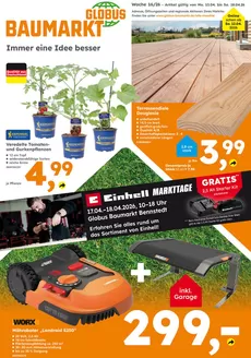 Globus Baumarkt Katalog in Düren | Exklusive Deals für unsere Kunden | 2026-04-14T00:00:00.000Z - 2026-04-18T00:00:00.000Z