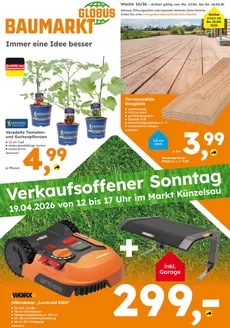 Globus Baumarkt Katalog in Düren | Rabatte und Aktionen | 2026-04-14T00:00:00.000Z - 2026-04-19T00:00:00.000Z