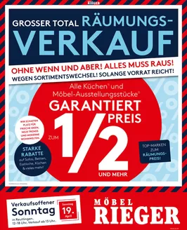 Möbel Rieger Katalog in Gießen | Aktuelle Sonderaktionen | 2026-04-19T00:00:00.000Z - 2026-04-19T00:00:00.000Z