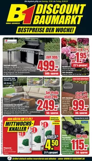 B1 Discount Baumarkt Katalog | B1 Discount Baumarkt flugblatt | 2026-04-18T00:00:00.000Z - 2026-04-24T00:00:00.000Z