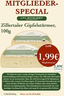 LPG Biomarkt Katalog in Pforzheim | Mitgliederspecial | 2026-04-23T00:00:00.000Z - 2026-04-29T00:00:00.000Z