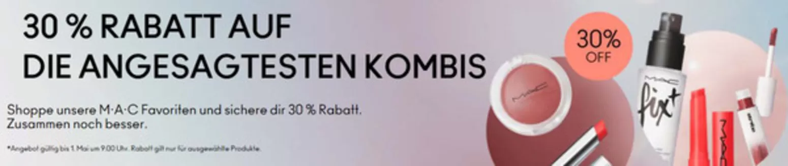 MAC Cosmetics Katalog in Markt Erlbach | 30% Rabatt Auf Die Angesagtsten Kombis | 2026-04-27T00:00:00.000Z - 2026-05-01T00:00:00.000Z