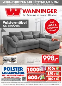 Möbel Wanninger Katalog in Ahlen | Postermobel | 2026-04-29T00:00:00.000Z - 2026-05-09T00:00:00.000Z