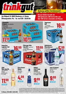 trinkgut Katalog in Waldkirch | Angebote für Schnäppchenjäger | 2026-04-27T00:00:00.000Z - 2026-05-02T00:00:00.000Z