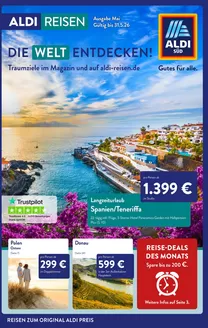 Aldi Süd Reisen Katalog in Schwaig bei Nürnberg | Aktuelle Schnäppchen und Angebote | 2026-05-01T00:00:00.000Z - 2026-05-31T00:00:00.000Z