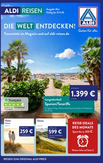 Aldi Nord Reisen Katalog in Waldburg | M 2025 03570 ALDI NORD Reisemagazin Mai 26 WEB | 2026-05-05T00:00:00.000Z - 2026-05-31T00:00:00.000Z