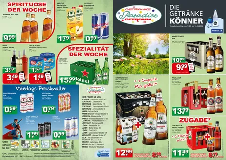 Getränkeparadies Gefromm Katalog | Getränkeparadies Gefromm flugblatt | 2026-05-11T00:00:00.000Z - 2026-05-16T00:00:00.000Z