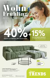 Möbel Rieger Katalog | Tolle Rabatte auf ausgewählte Produkte | 2026-05-11T00:00:00.000Z - 2026-05-17T00:00:00.000Z