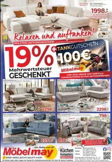 Möbel May Katalog | Relaxen And Auftanken! | 2026-05-13T00:00:00.000Z - 2026-05-28T00:00:00.000Z