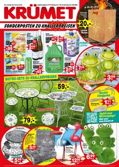 Krümet Sonderposten Katalog | -SONDERPOSTEN ZU KNALLERPREISEN- | 2026-05-15T00:00:00.000Z - 2026-05-16T00:00:00.000Z