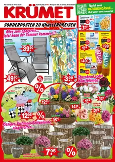 Krümet Sonderposten Katalog | Alles zum Sparpreis... jetzt kann der Sommer kommen | 2026-05-15T00:00:00.000Z - 2026-05-23T00:00:00.000Z