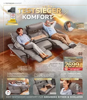 Polster Aktuell Katalog | Testsieger Komfort | 2026-05-18T00:00:00.000Z - 2026-05-31T00:00:00.000Z