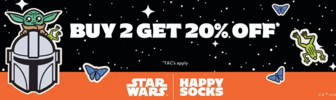 Happy Socks Katalog | Buy 2 Get 20%` | 2026-05-19T00:00:00.000Z - 2026-05-24T00:00:00.000Z