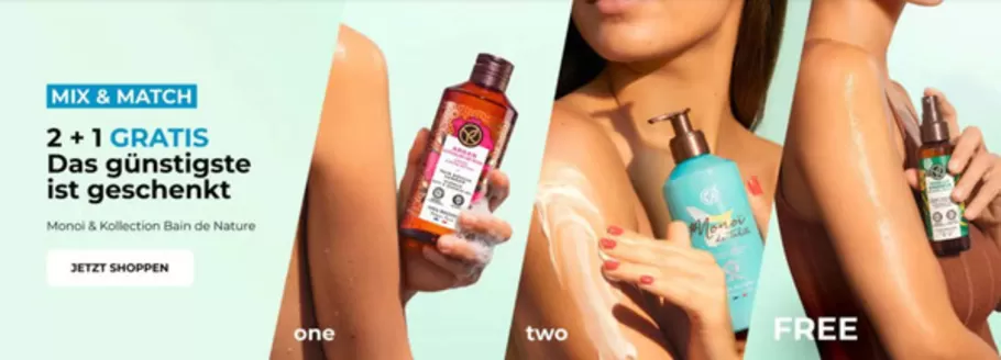 Yves Rocher Katalog | 2+1 Gratis Das Gunstigste Ist Geschenkt | 2026-05-20T00:00:00.000Z - 2026-06-04T00:00:00.000Z